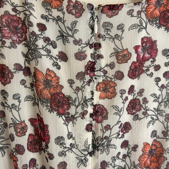 Express Floral Print Surplice Detail Romper Size XS NWT - Picture 6 of 6